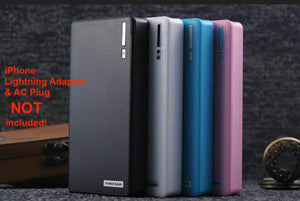 50000mAh High Capacity Power Bank 2 USB ports External Backup Battery Charger