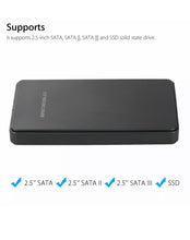 Load image into Gallery viewer, External Portable Hard Disk CASE USB 3.0 2TB SATA SSD Desktop Mobile