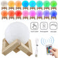 3D Moon Lamp Touch Moonlight USB LED 16 Color