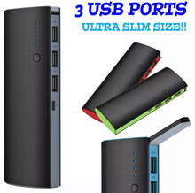 Load image into Gallery viewer, 90000mah High Capacity 3 USB ports mobile charger external battery power bank