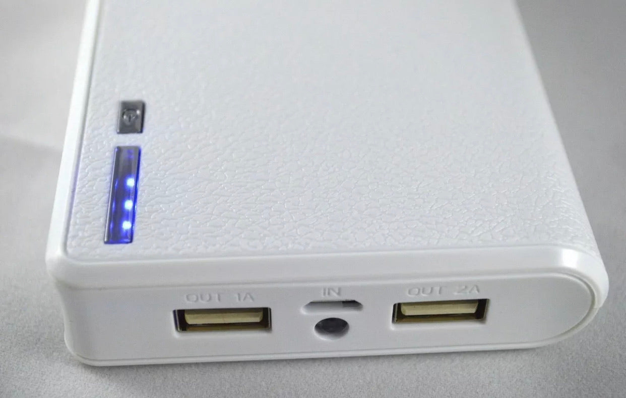50000mAh High Capacity Power Bank 2 USB ports External Backup Battery Charger