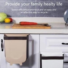 Load image into Gallery viewer, Creative Wall Mounted Foldable Hanging Trash Cabinet Door Waste Bin