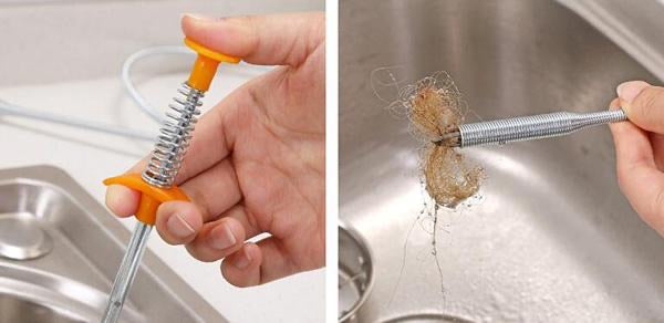 Kitchen Sewer Dredging Tools Pipe Sink Cleaning Hook