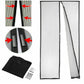 Magnetic Mesh screen door self sealing