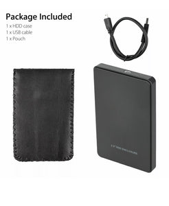 External Portable Hard Disk CASE USB 3.0 2TB SATA SSD Desktop Mobile