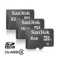 Load image into Gallery viewer, SanDisk Micro SD Card 8GB 16GB 32GB 64GB 128GB Memory Class 4 for Smartphones &amp; Tablets