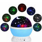 USB LED Starry Sky Projector Star Night Light Sleep Romantic Lamp 360°