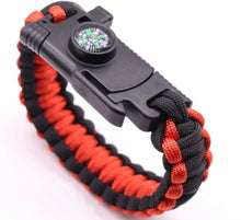 Load image into Gallery viewer, Multi-function Paracord Survival Braided Bracelet