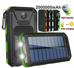 20000mAh Solar Power Bank LED Dual USP