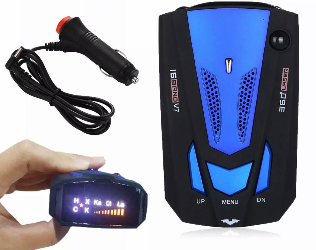 16 Band Car Radar Detector W Voice Alert