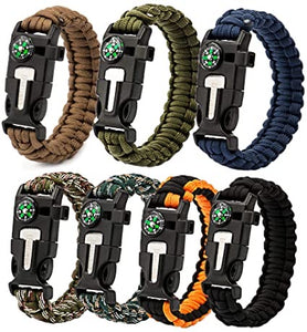 Multi-function Paracord Survival Braided Bracelet