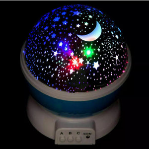 USB LED Starry Sky Projector Star Night Light Sleep Romantic Lamp 360°