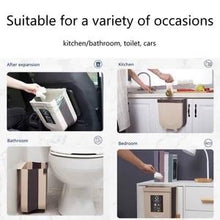 Load image into Gallery viewer, Creative Wall Mounted Foldable Hanging Trash Cabinet Door Waste Bin