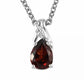925 Sterling Silver Amethyst Drop Dangle Earrings Chain Necklace Pendant Set 20"