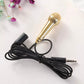 Portable 3.5mm Stereo Studio Mic KTV Karaoke Mini Microphone For Cell Phone