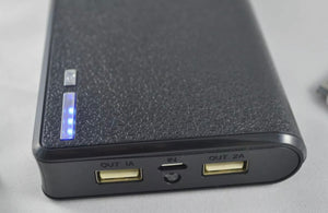 50000mAh High Capacity Power Bank 2 USB ports External Backup Battery Charger