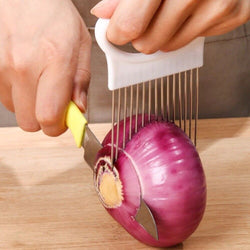 2x Easy Onion Holder Slicer