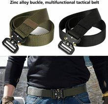 Load image into Gallery viewer, Casual Belts for Men Tactical Military Belt Adjustable Quick Release HEAVY DUTY