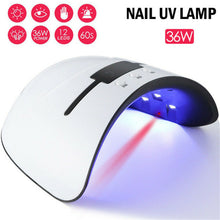 Load image into Gallery viewer, 36W Nail Polish Dryer Pro UV LED Lamp Acrylic Gel Light