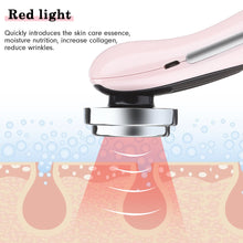 Load image into Gallery viewer, Anti Aging Face Tightening Massager LED Light Photon Therapy