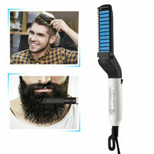 Load image into Gallery viewer, Men&#39;s Quick Beard Straightener Multifunctional Hair Comb