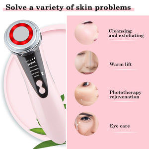 Anti Aging Face Tightening Massager LED Light Photon Therapy