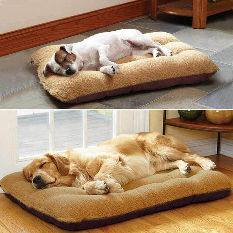Calming Pet Dog Bed Soft Warm Washable Pillow Puppy Magnet Bed