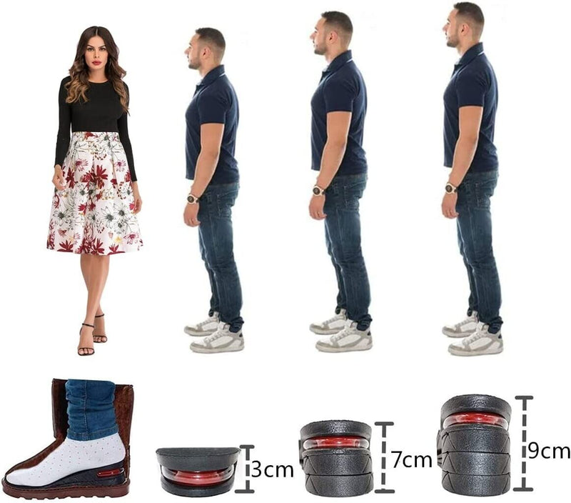 Men Women Invisible Height Increase Insoles