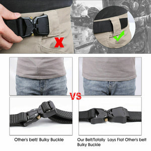 Casual Belts for Men Tactical Military Belt Adjustable Quick Release HEAVY DUTY