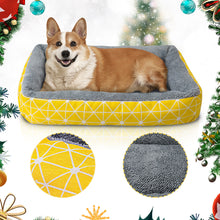 Load image into Gallery viewer, Plush Pet Dog Cat Bed Fluffy Soft Warm Calming Bed Sleeping