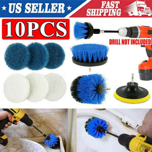 10 PCS Drill Brush Multi Purpose Attachments