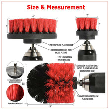 Load image into Gallery viewer, 4PCS Drill Brush Set Power Scrubber Drill Attachments