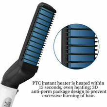 Load image into Gallery viewer, Men&#39;s Quick Beard Straightener Multifunctional Hair Comb