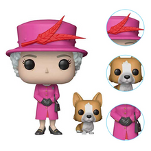 Load image into Gallery viewer, Queen Elizabeth II And Corgi Doll Kirky UK Queen of England