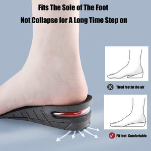 Men Women Invisible Height Increase Insoles