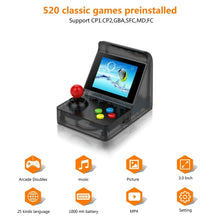 Load image into Gallery viewer, Kids Best Gift 3&quot; Arcade Mini 32 Bit Retro Game Console Handheld 520 Games