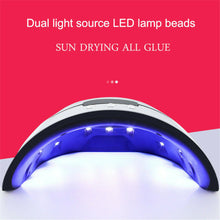 Load image into Gallery viewer, 36W Nail Polish Dryer Pro UV LED Lamp Acrylic Gel Light