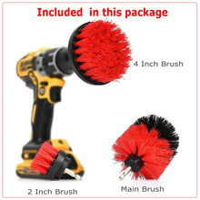 Load image into Gallery viewer, 4PCS Drill Brush Set Power Scrubber Drill Attachments