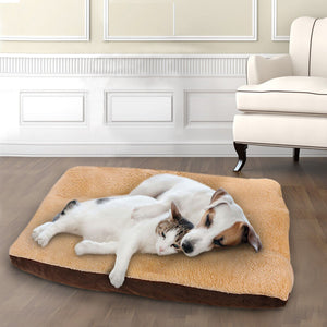 Calming Pet Dog Bed Soft Warm Washable Pillow Puppy Magnet Bed