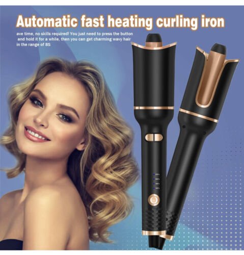 Indulge in Luxurious Hair Styling - Get Salon-Quality Curls at Home with our Automatic 1" Curling Hair Iron!