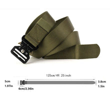 Load image into Gallery viewer, Casual Belts for Men Tactical Military Belt Adjustable Quick Release HEAVY DUTY