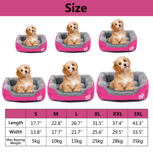 Washable Pet Dog Cat Bed Puppy Cushion House Warm Dog Mat Blanket