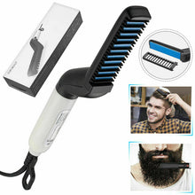 Load image into Gallery viewer, Men&#39;s Quick Beard Straightener Multifunctional Hair Comb