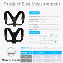 Load image into Gallery viewer, Posture Corrector For Men And Women, Upper Back Brace For Clavicle Support Straightener Pain Relief - MomProStore 