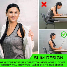 Load image into Gallery viewer, Posture Corrector For Men And Women, Upper Back Brace For Clavicle Support Straightener Pain Relief - MomProStore 