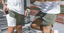 Load image into Gallery viewer, Fitness Bodybuilding Workout Short Built-in Pockets Short 7&quot; - MomProStore 