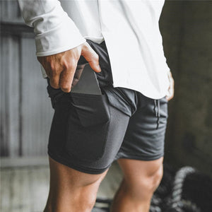 Fitness Bodybuilding Workout Short Built-in Pockets Short 7" - MomProStore 