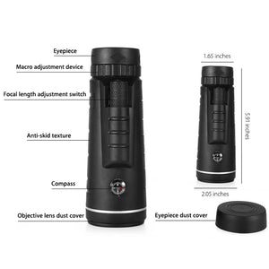 Monocular Telescopes 40x60 Zoom High Power Prism - MomProStore 