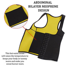 Load image into Gallery viewer, Vest Tummy Neoprene Waist Trainer Corset Slimming Tummy Belly - MomProStore 