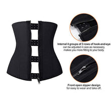 Load image into Gallery viewer, Zipper Waist Trainer Corset Body Shaper Slimming Belt Sport Cincher - MomProStore 